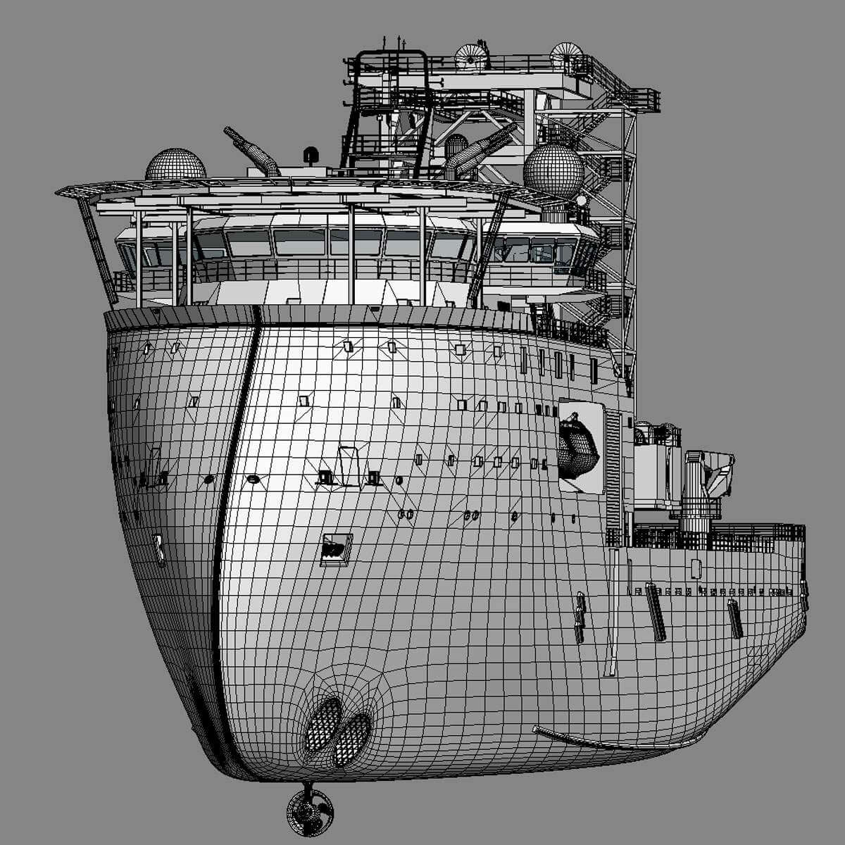Scandi Inventor Construction Well Intervention Vessel Skandi Constructor - 3D Model by ...