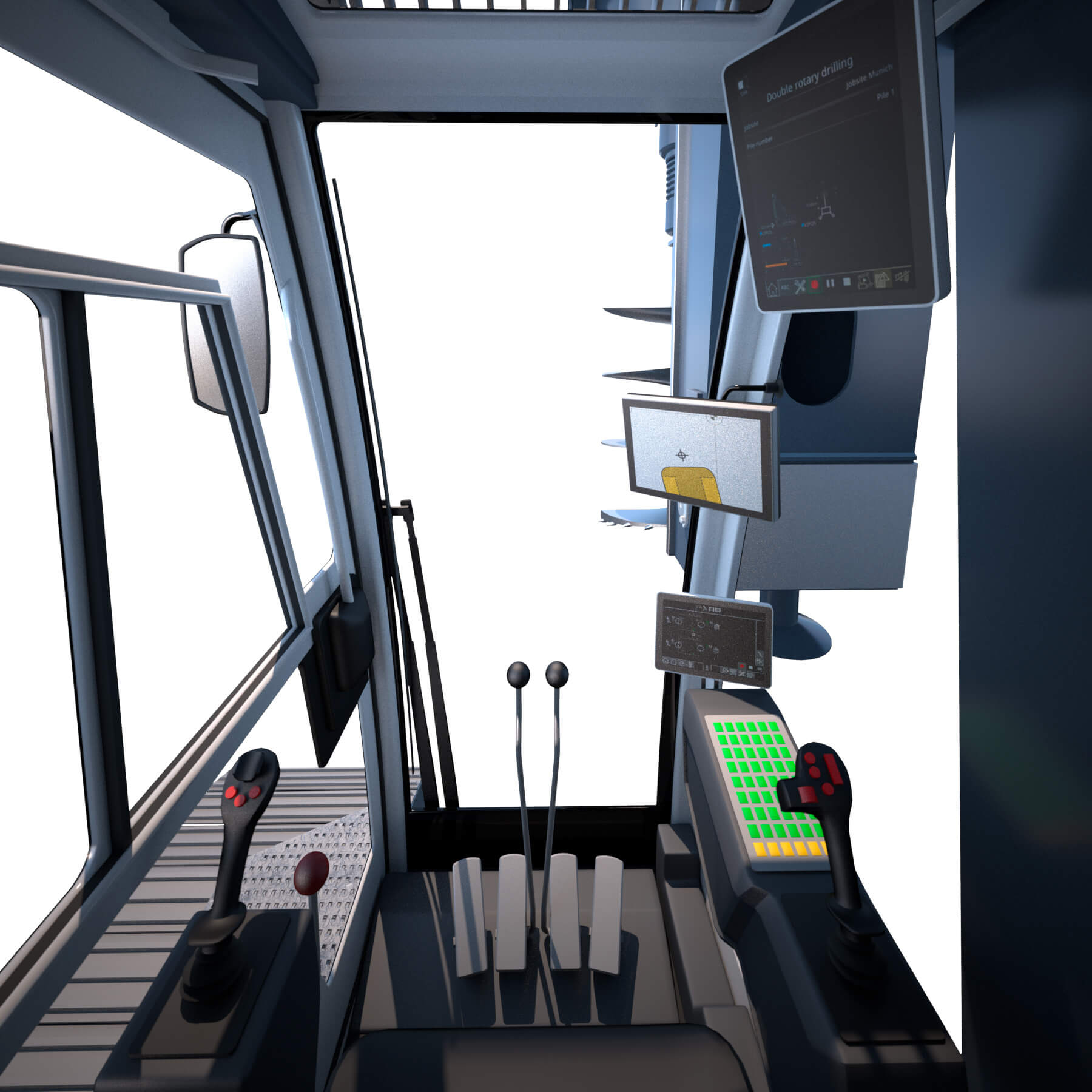 Drilling Rig Liebherr LB45 - 3D Model by ArqArt