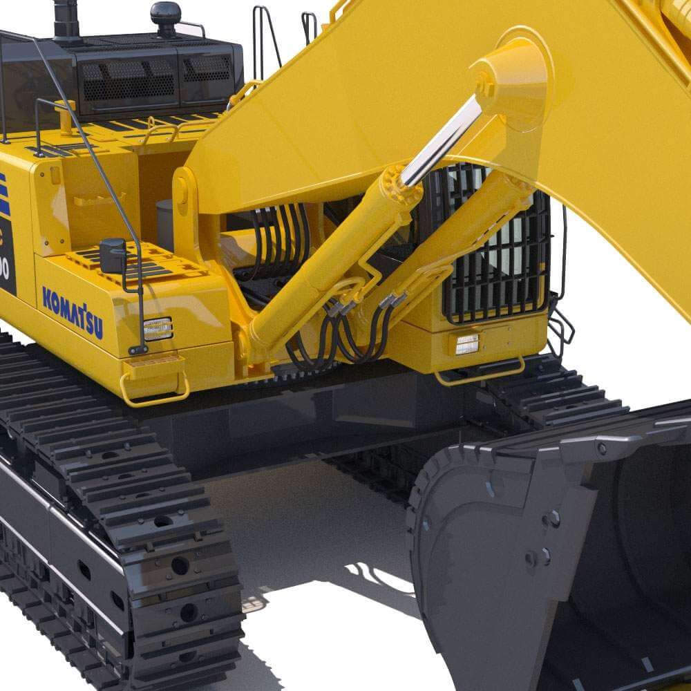 Komatsu PC800 Excavator 3D Model by ArqArt