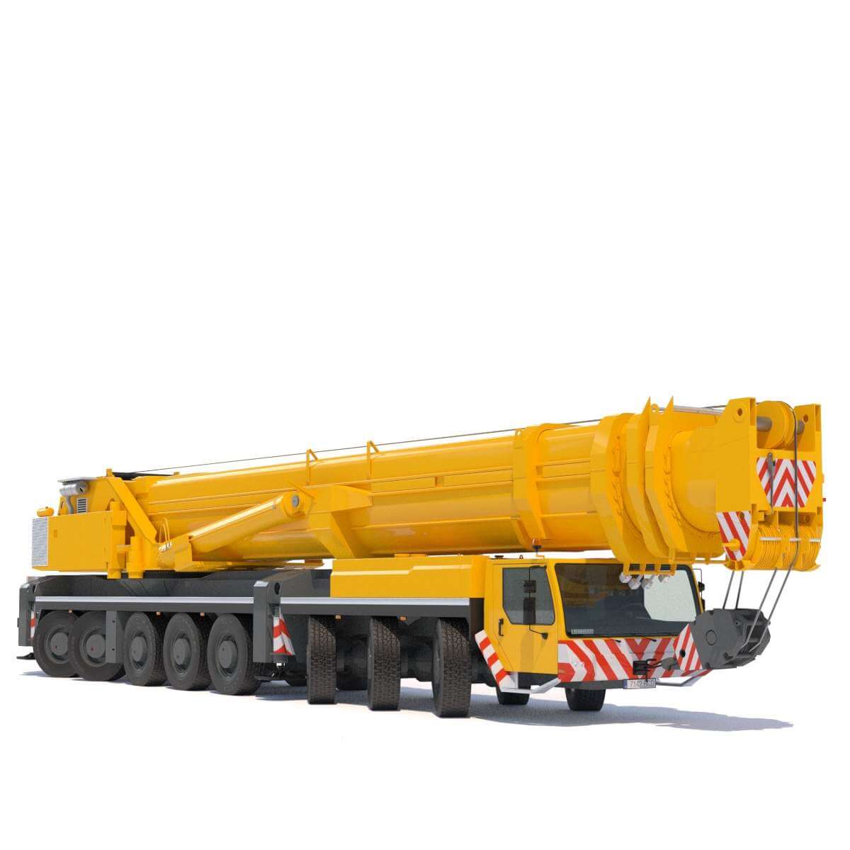 Liebherr LTM 1500 Mobile Crane 3D Model by ArqArt