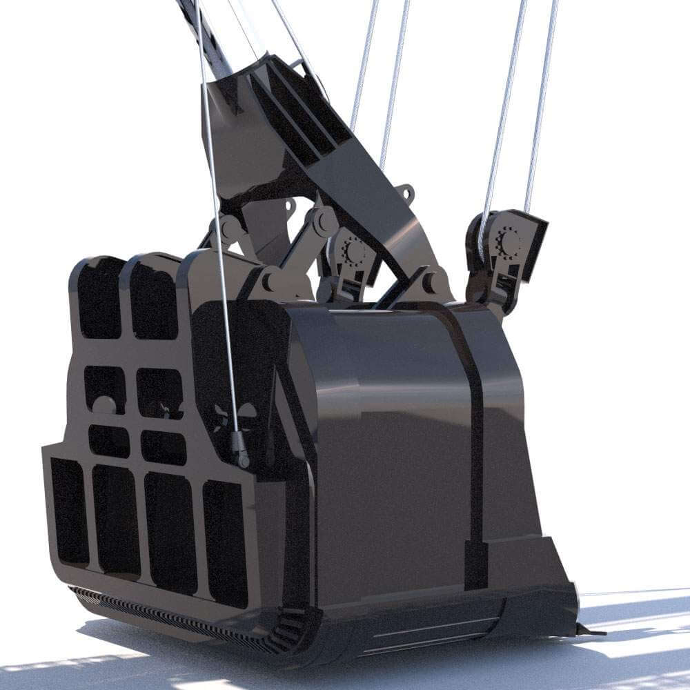 Bucyrus 495HR Rope Shovel - 3D Model by ArqArt