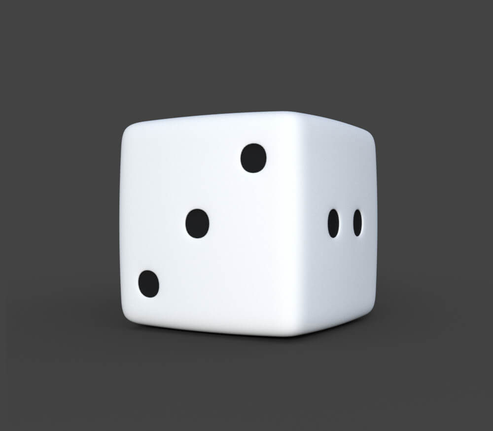 Board Game Dice 3D Model by Art0922
