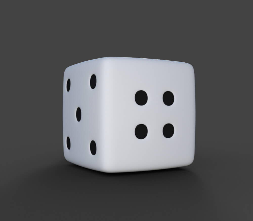 Board Game Dice 3D Model by Art0922