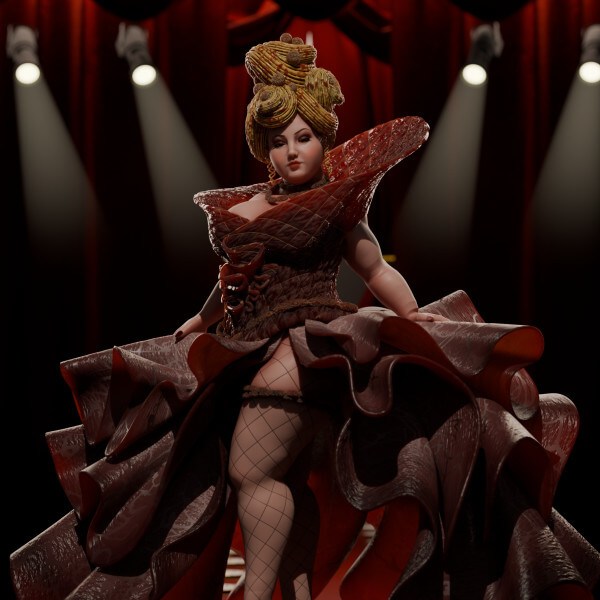 Meat Dress of Princess Meatballandra of Yummycastle