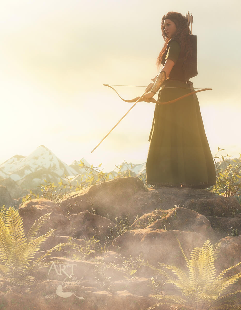 Morning Hunt 3d Render Digital Art By Artbymel