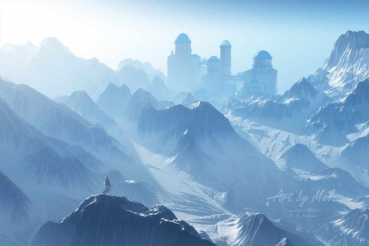 The Cold Light of Day 3D Render, Digital Art by ArtbyMel