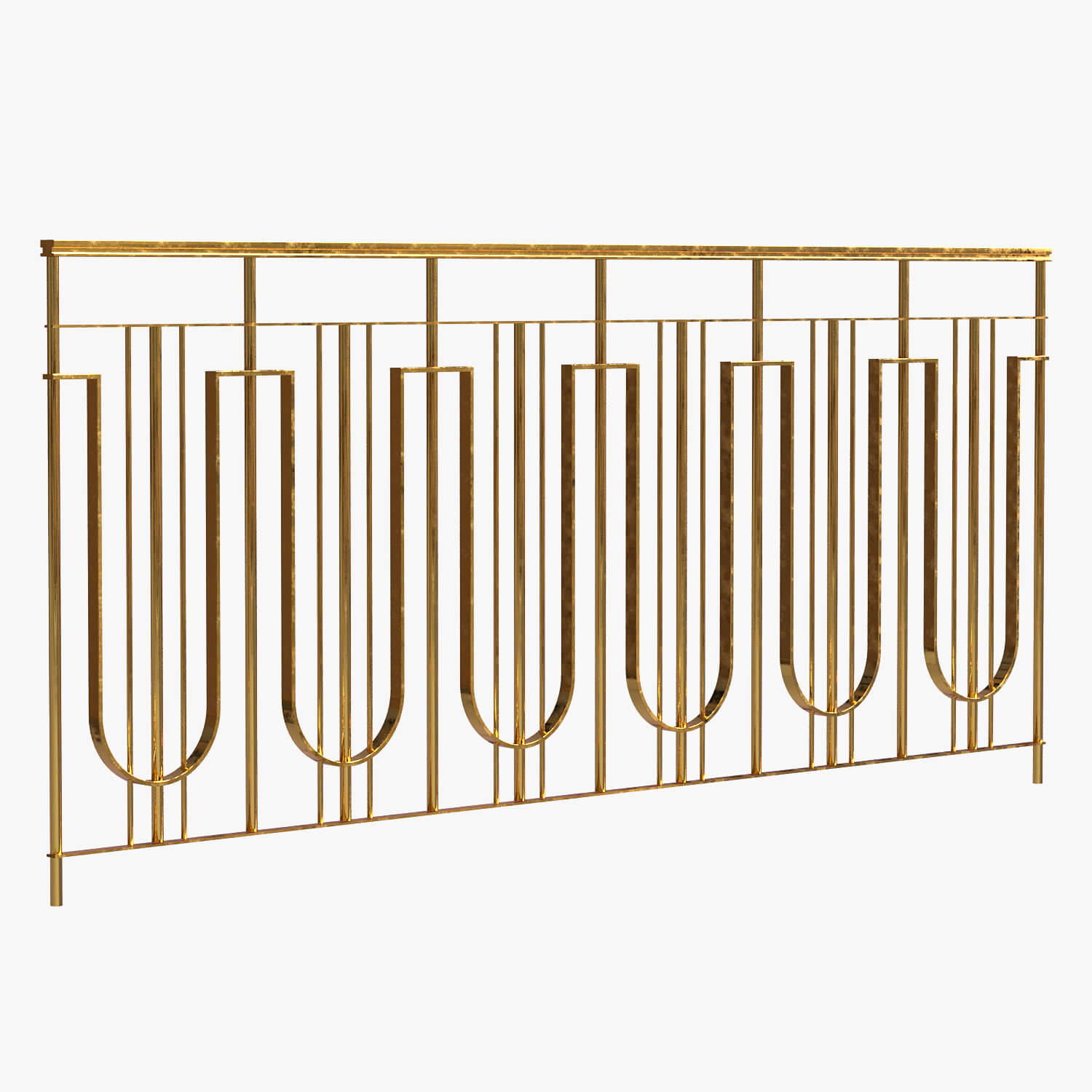 Architectural Railings in Art Deco Style - 3D Model by Artdeco 3d