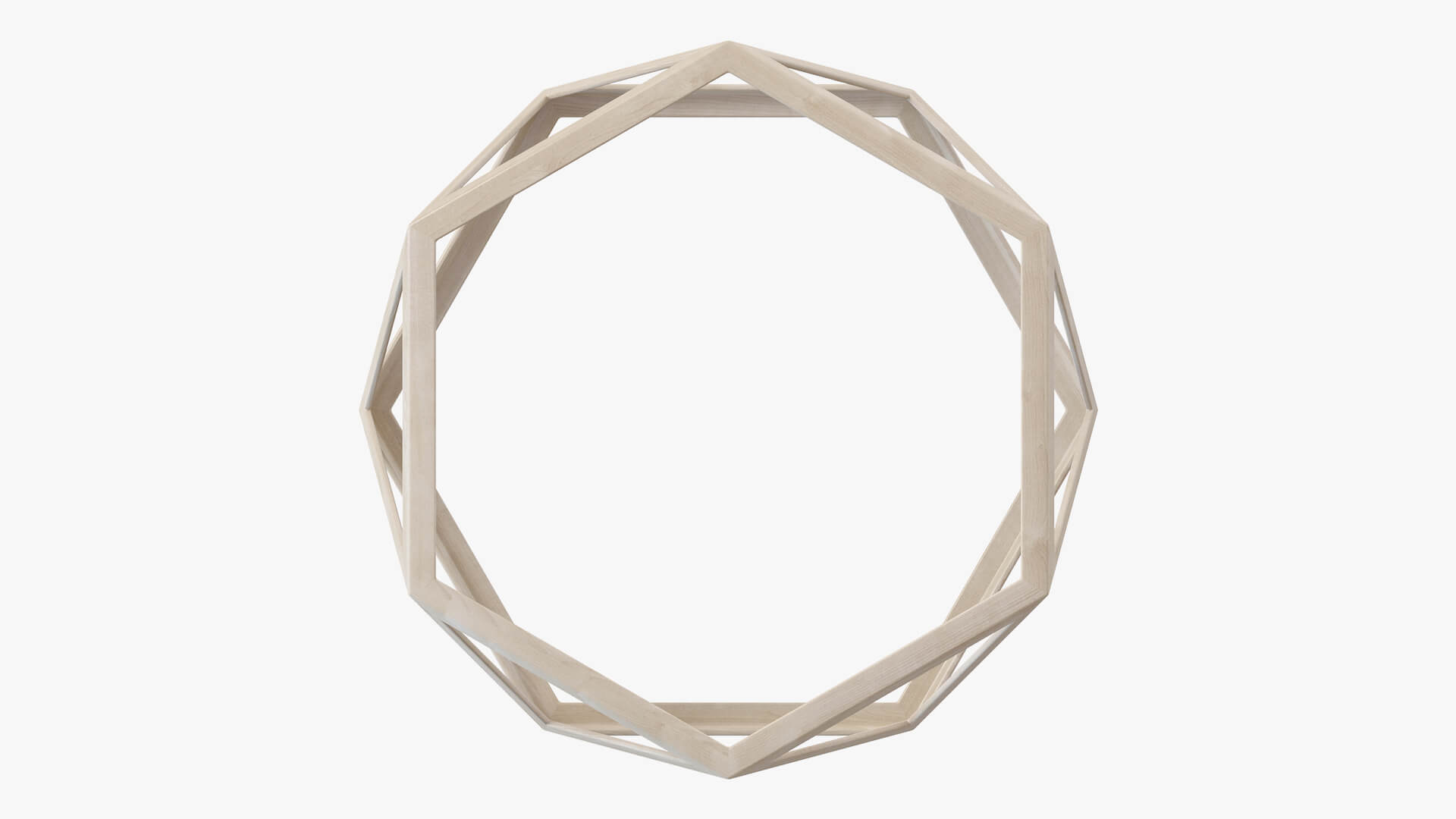 Hexagonal Antiprism 3D Model by Artdeco 3d