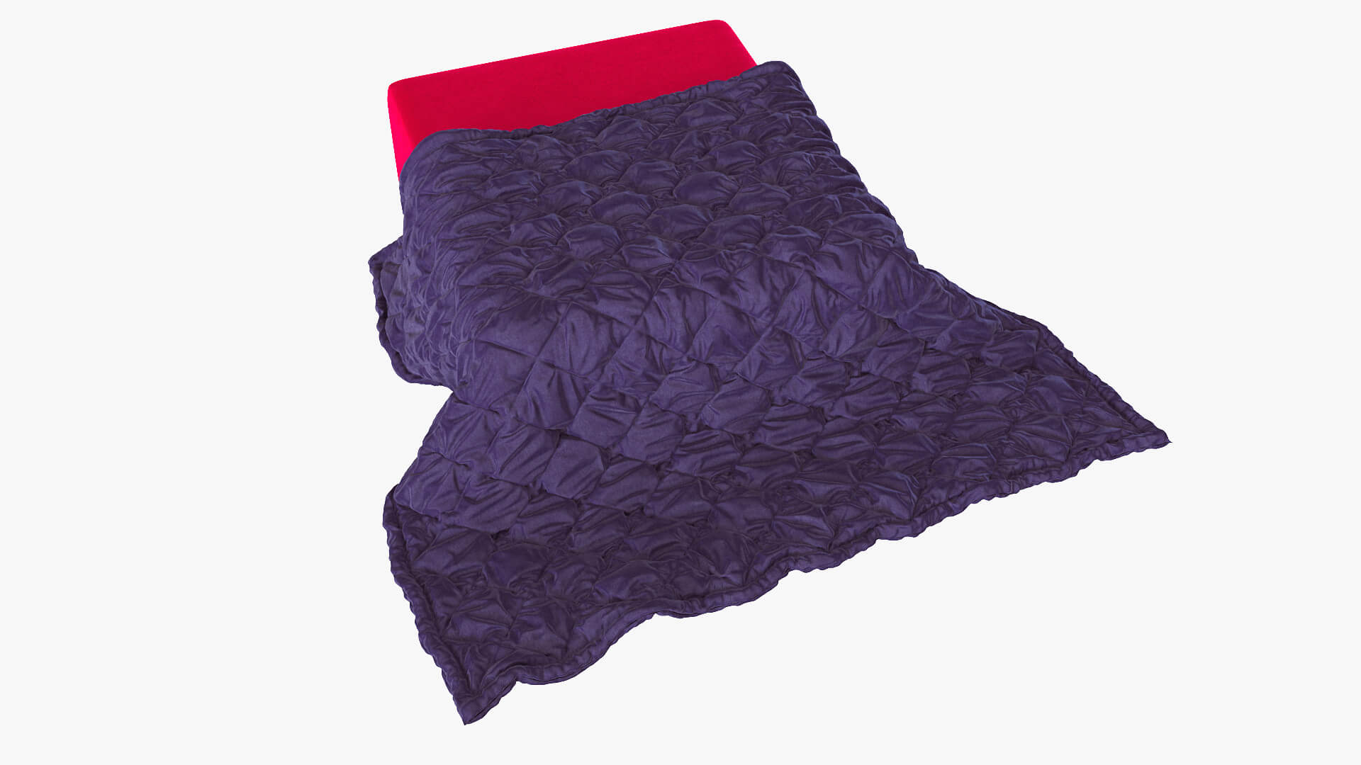 Quilted Blanket 3D Model by Artdeco 3d