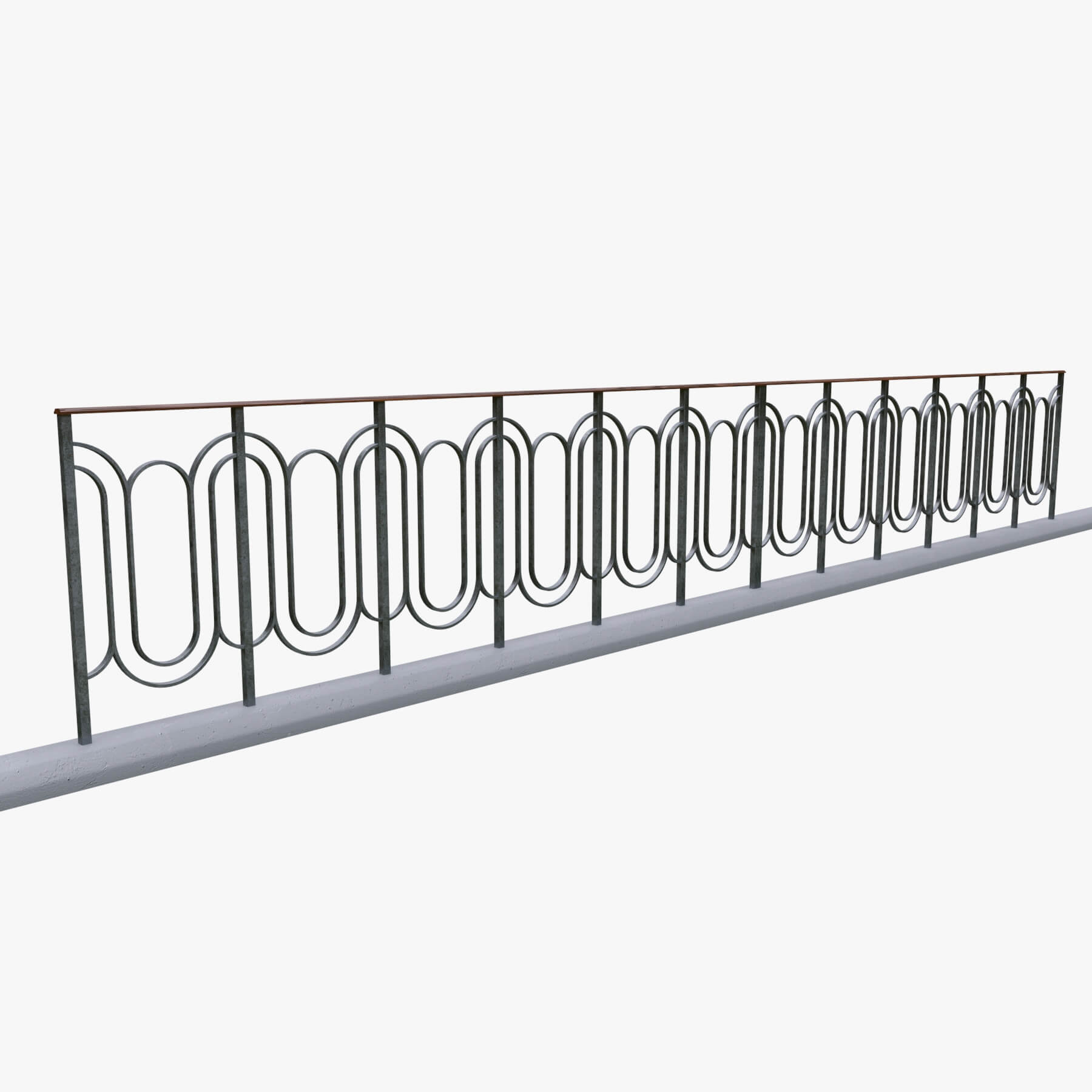 Railing Artdeco - 3D Model by Artdeco 3d
