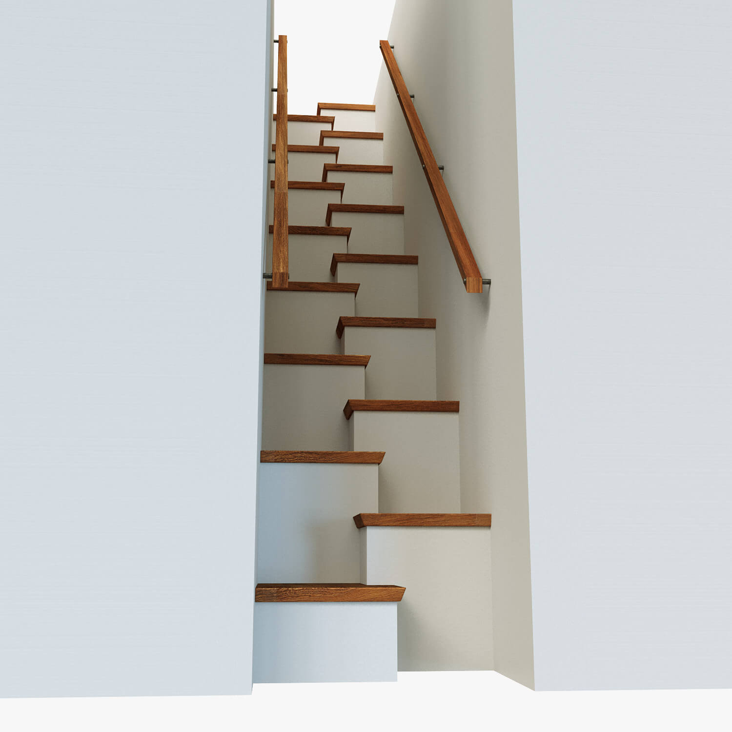 Stairs for Limited Space 3D Model by Artdeco 3d