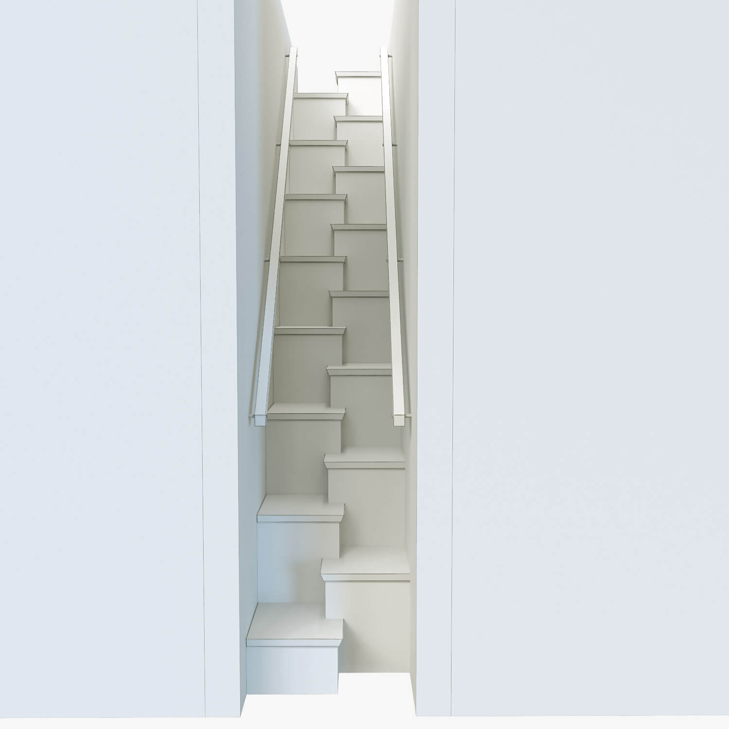 Stairs for Limited Space 3D Model by Artdeco 3d