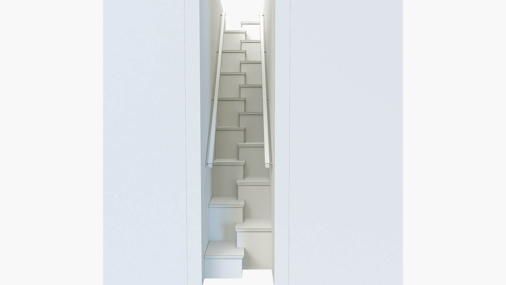 Stairs for Limited Space 3D Model by Artdeco 3d