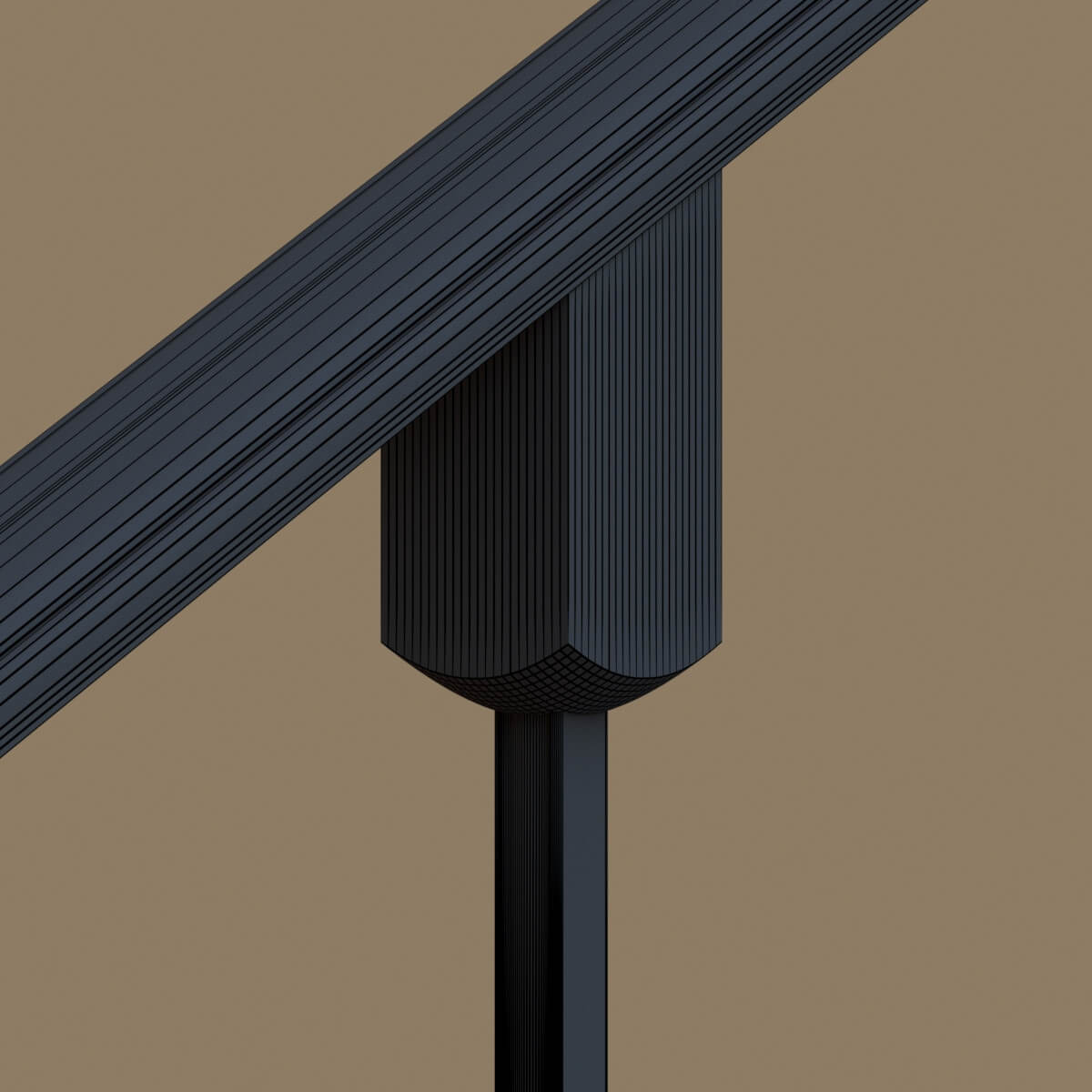 Stair Railing Render Stairs - 3D Model by Artdeco 3d