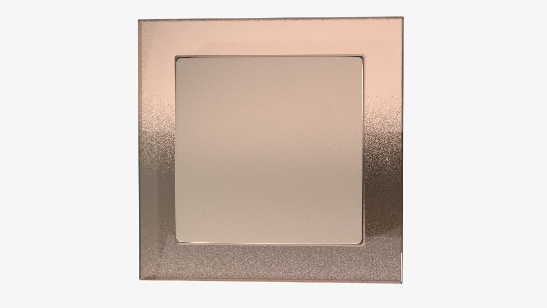 Switch Brass Glass Frame - 3D Model by Artdeco 3d
