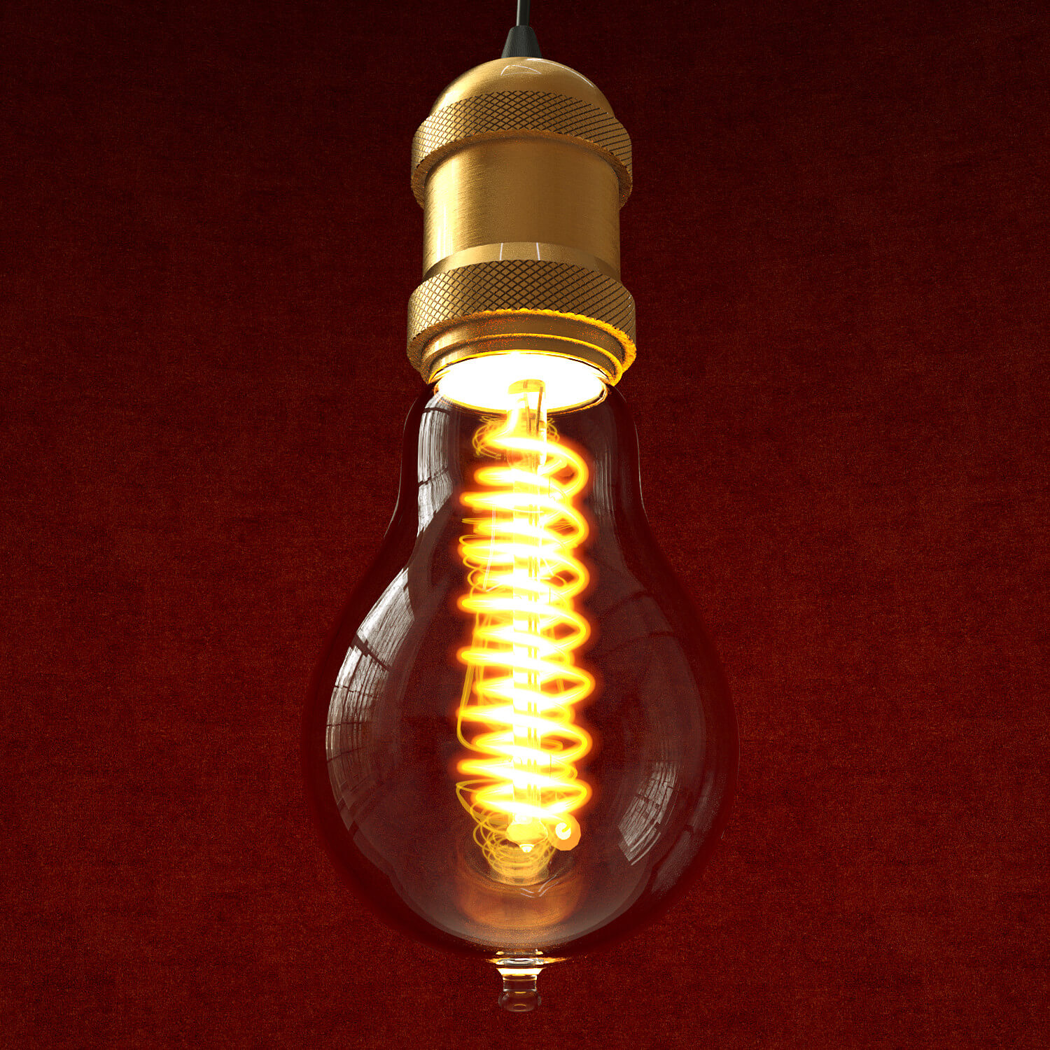 Vintage Edison Lamp - 3D Model by Artdeco 3d