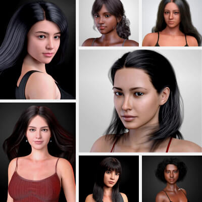 Arte3D Black Series - Character Bundle -