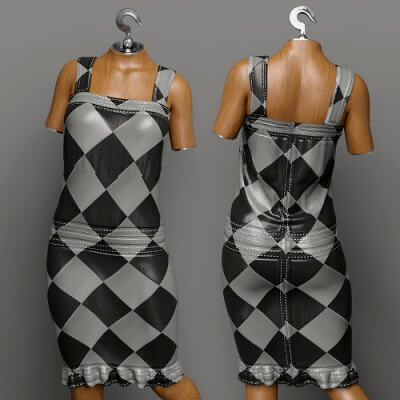 AT Boxy Dress for Genesis 8 &amp 8.1 Females
