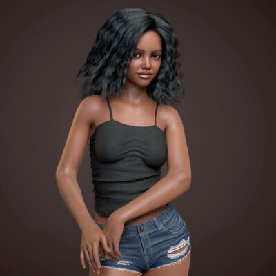 Shaniyah for Genesis 9 by Arte3D