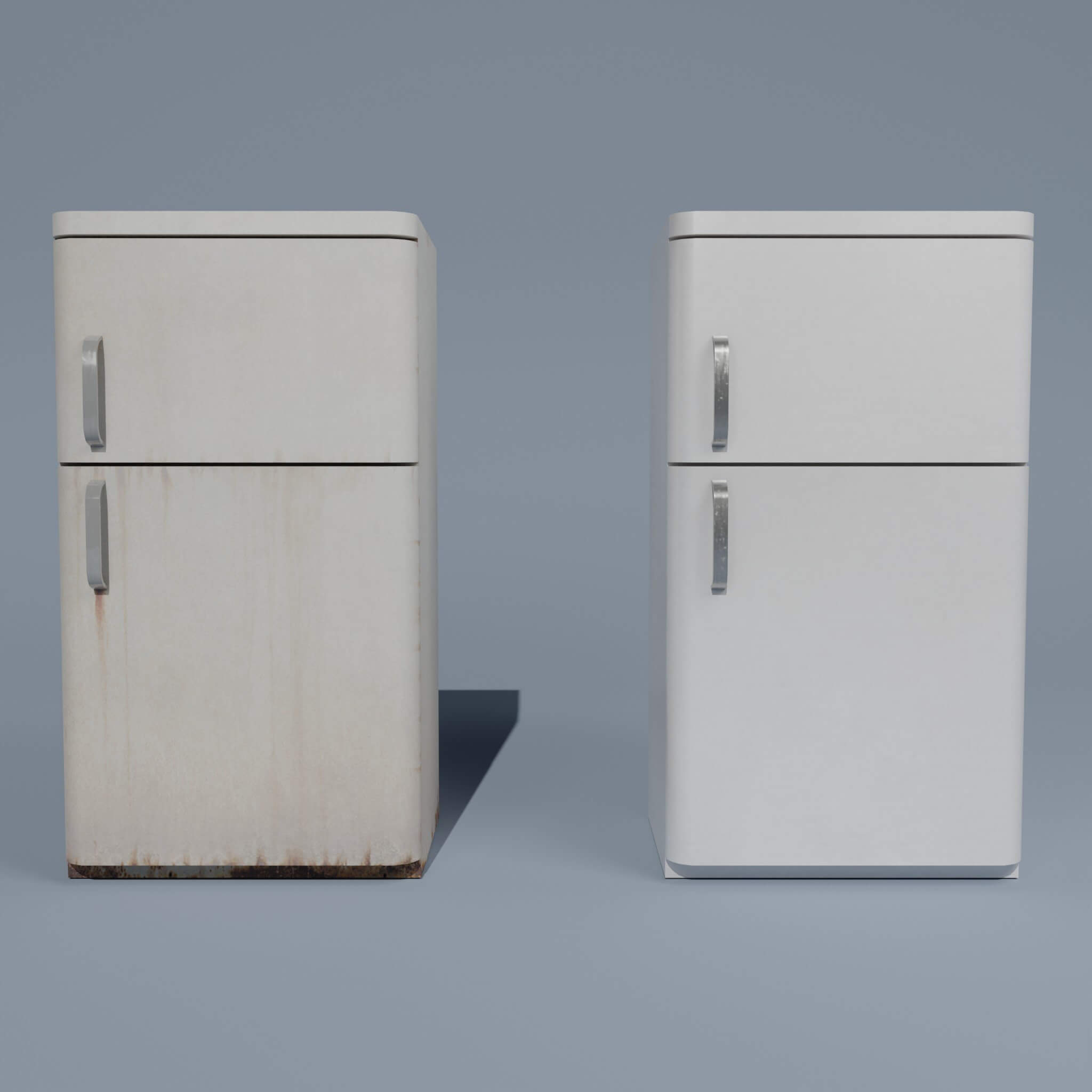 Old Fridge 3D Model by artem2004