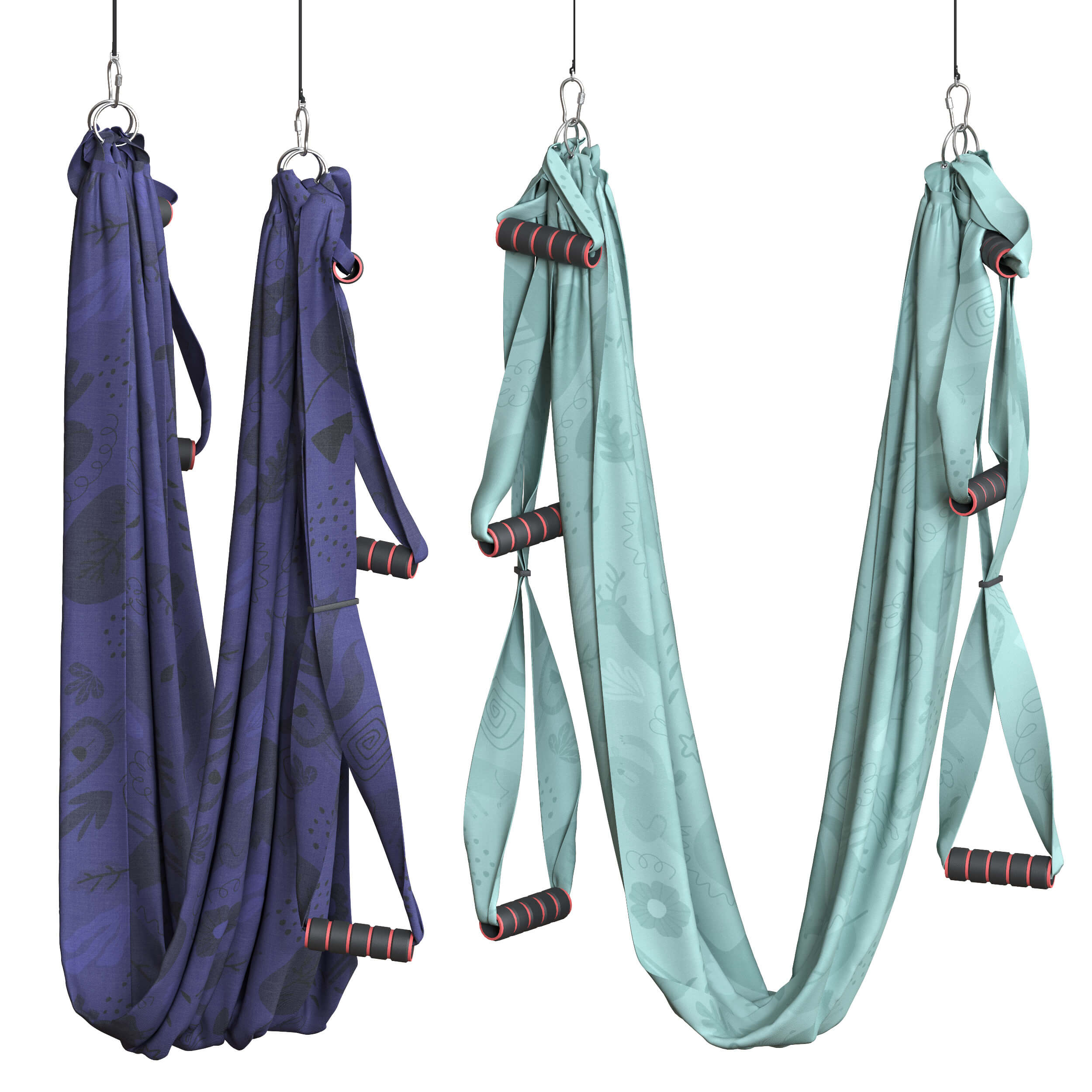 Aero Yoga Hammock 3D Model by ArtInt3d