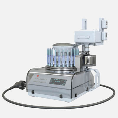 Automated Insulin Pen Testing Station With Vertical Rotary
