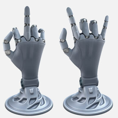 Mechanical Hand Robot Figure