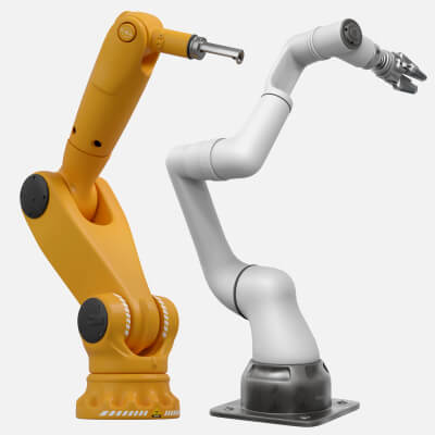 Collection Robot Manipulator Rigged Models