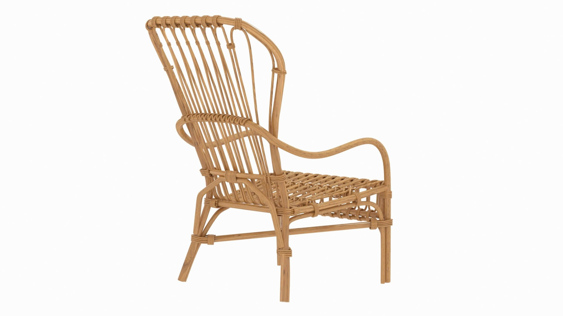 Chair Bamboo Storsele By IKEA 3D Model by artpolka