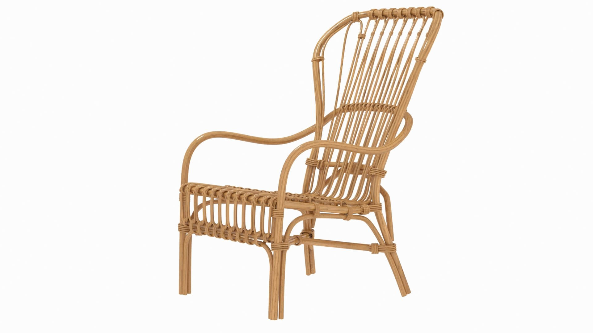 Chair Bamboo Storsele By IKEA 3D Model by artpolka