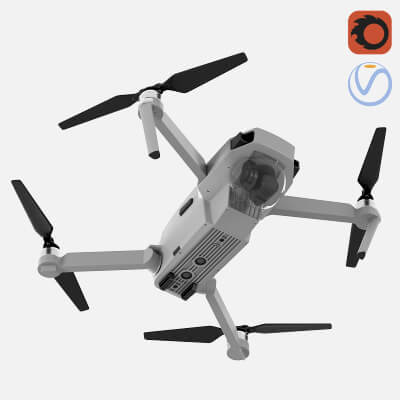 DJI Mavic Pro Drone - 3D Model by artpolka
