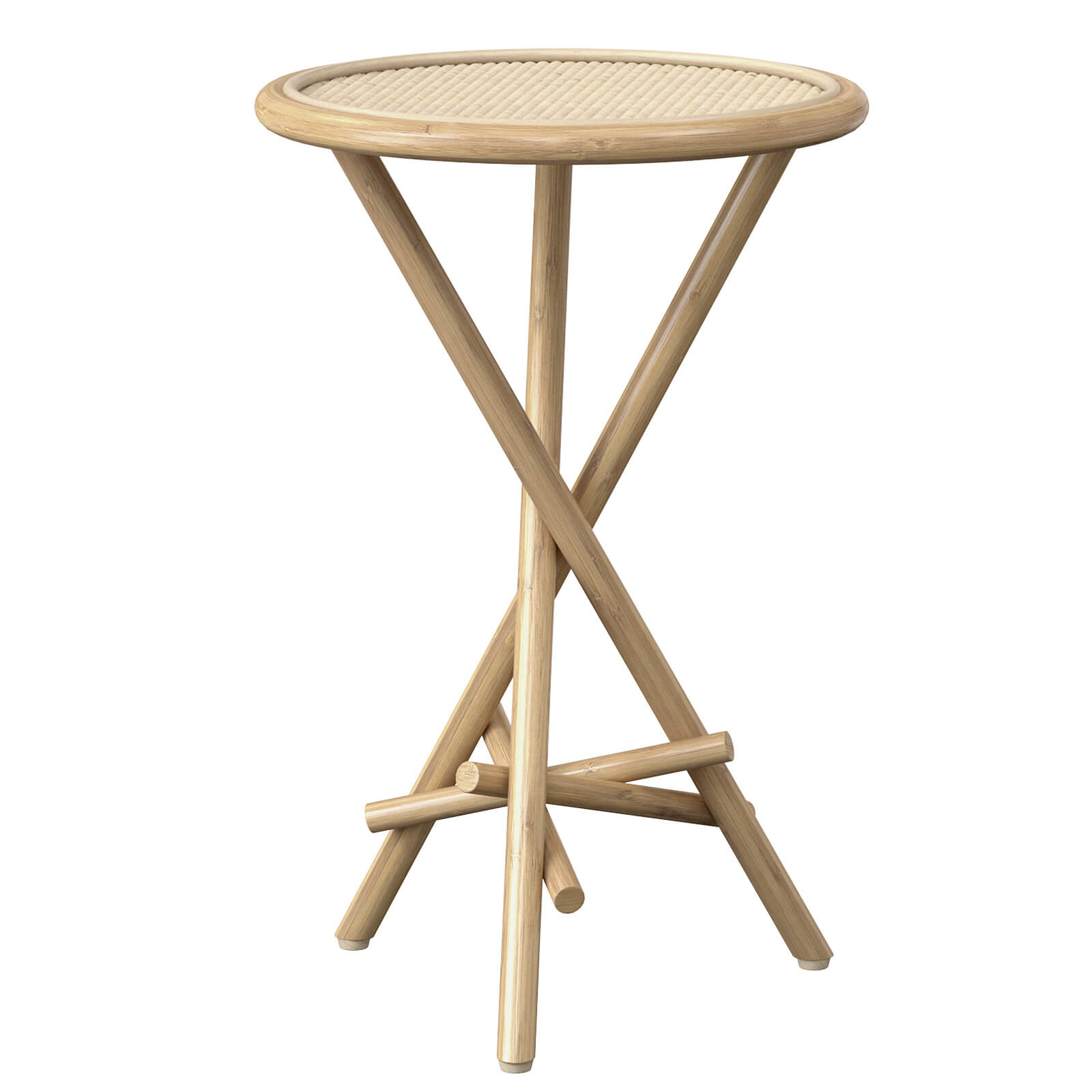 Gypsy Rattan Side Table Lincoln Brooks 3D Model by artpolka