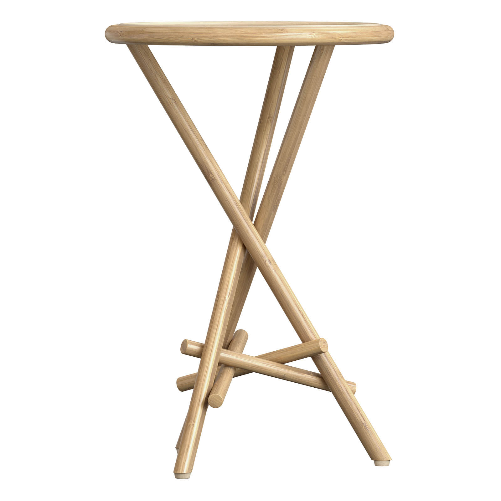 Gypsy Rattan Side Table Lincoln Brooks 3D Model by artpolka