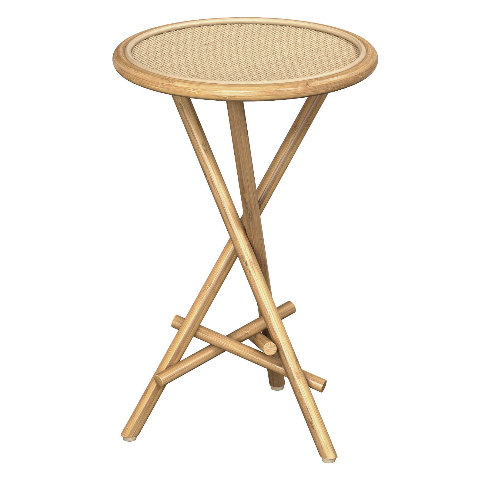 Gypsy Rattan Side Table Lincoln Brooks 3D Model by artpolka