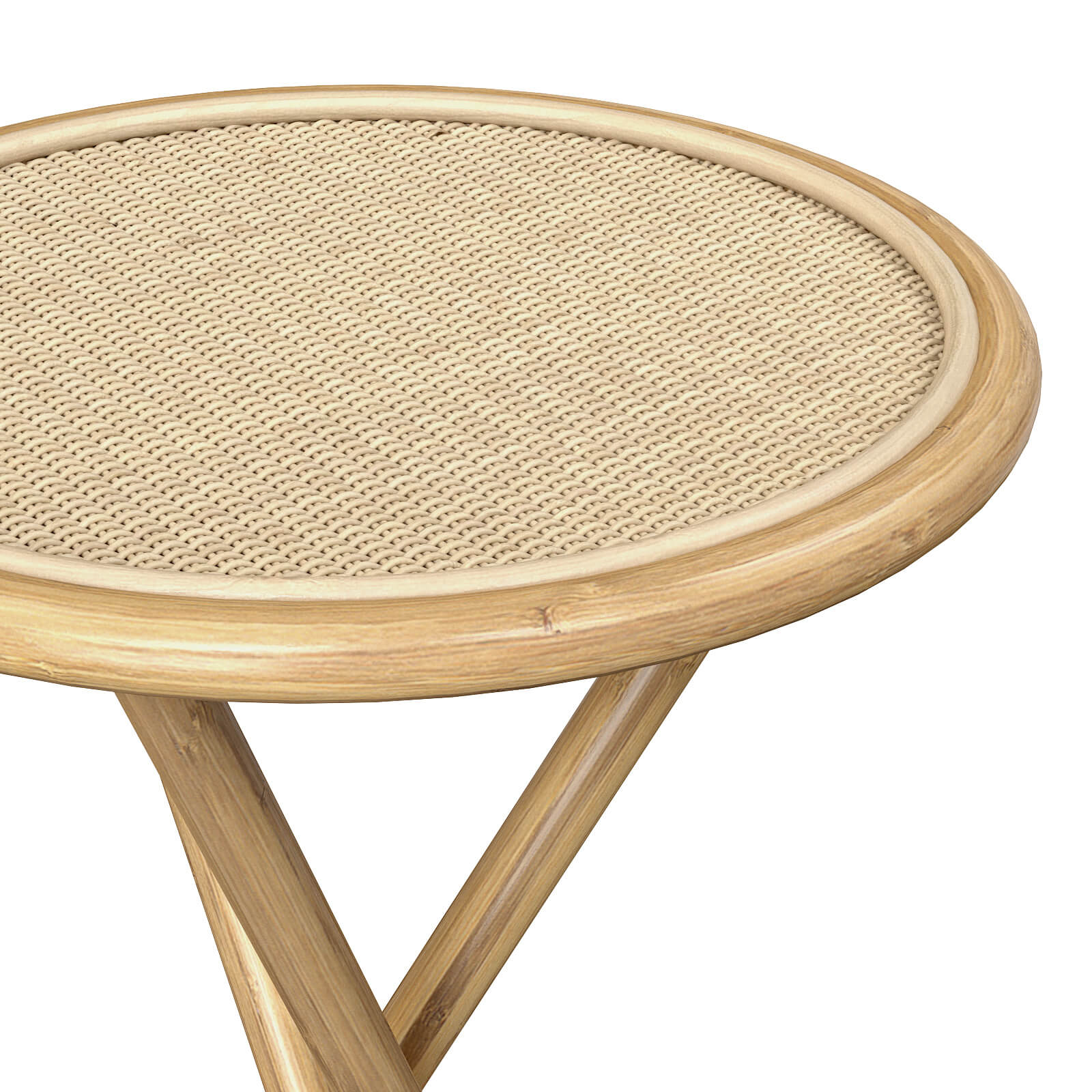 Gypsy Rattan Side Table Lincoln Brooks 3D Model by artpolka