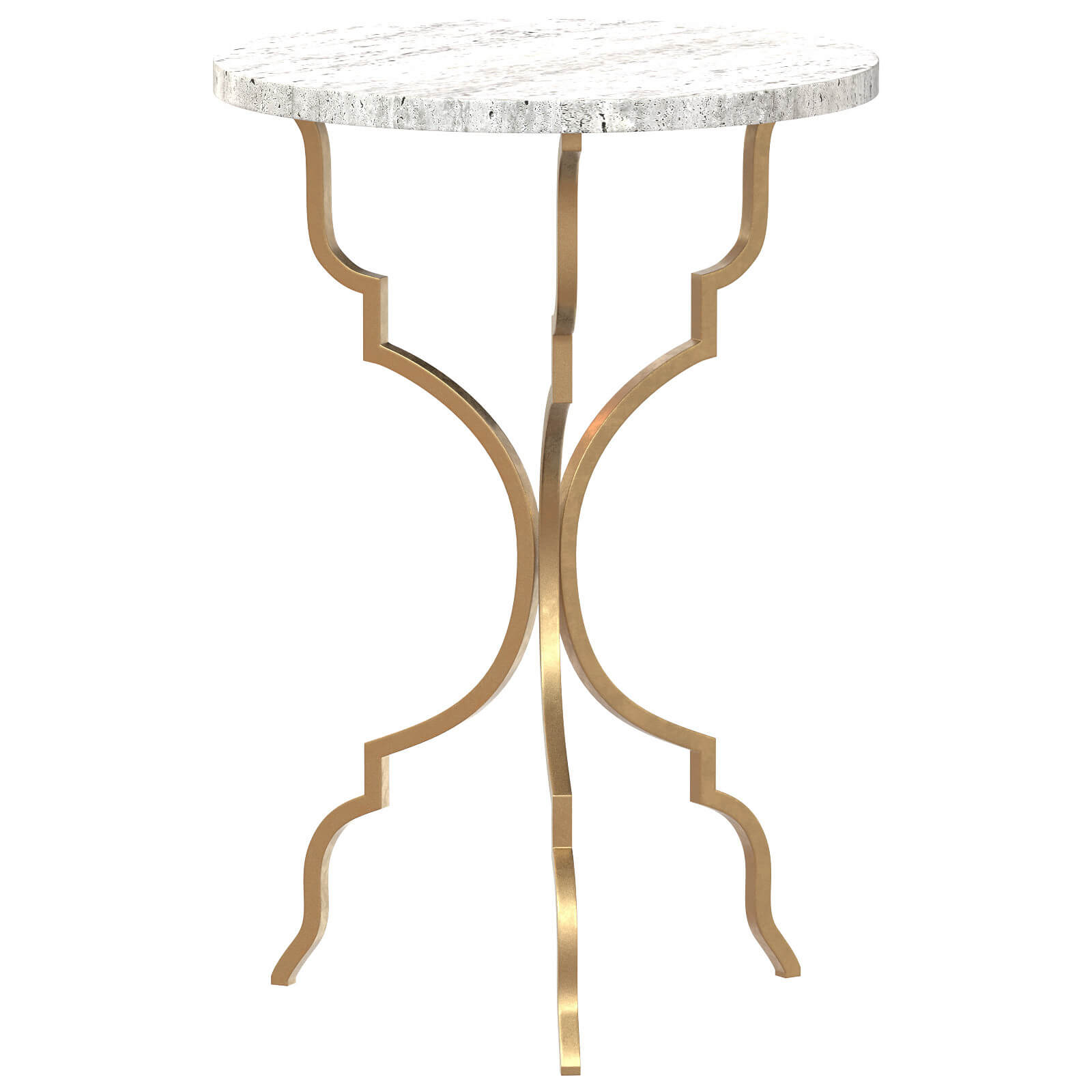 Martini 24 Tall Pedestal End Table 3D Model by artpolka
