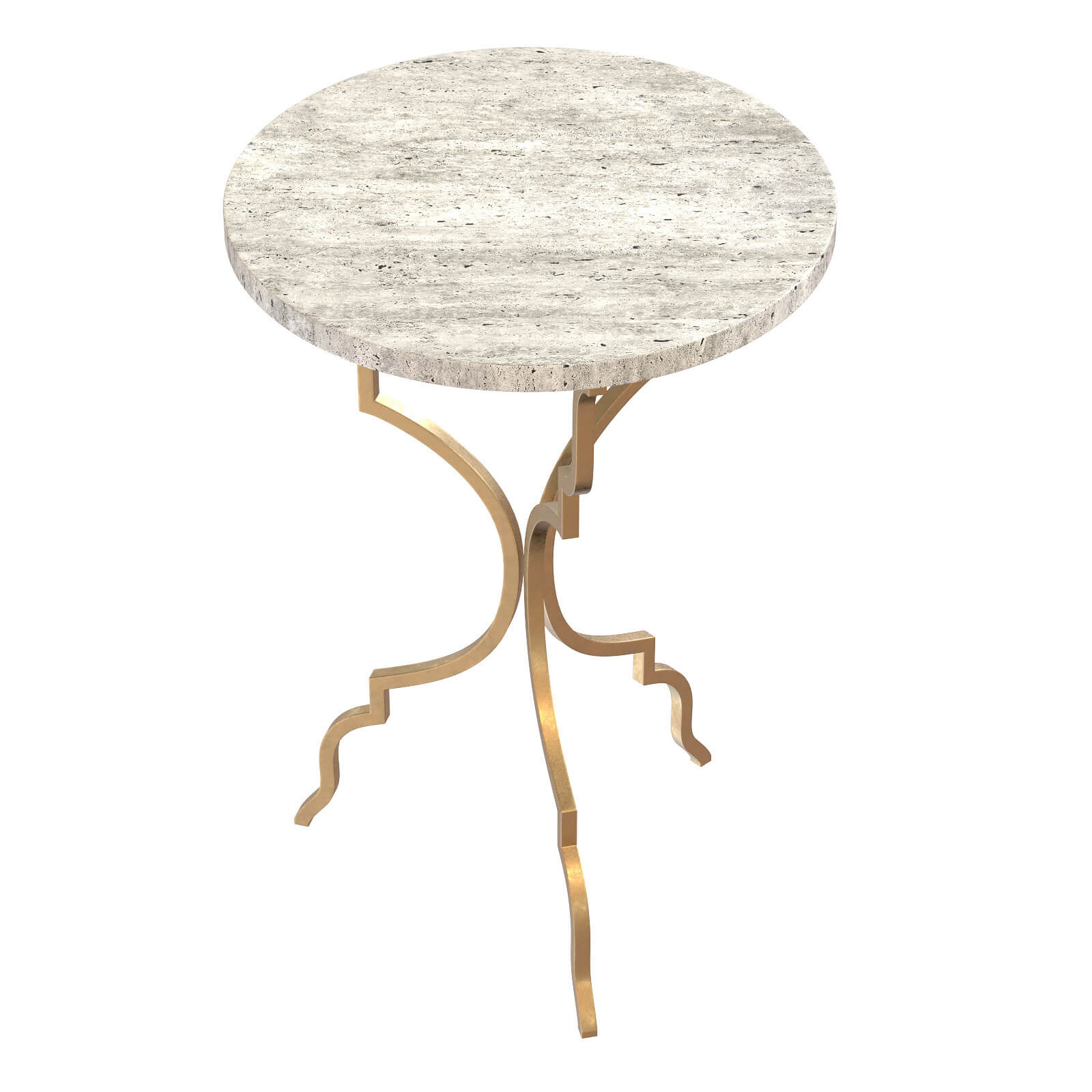 Martini 24 Tall Pedestal End Table 3D Model by artpolka