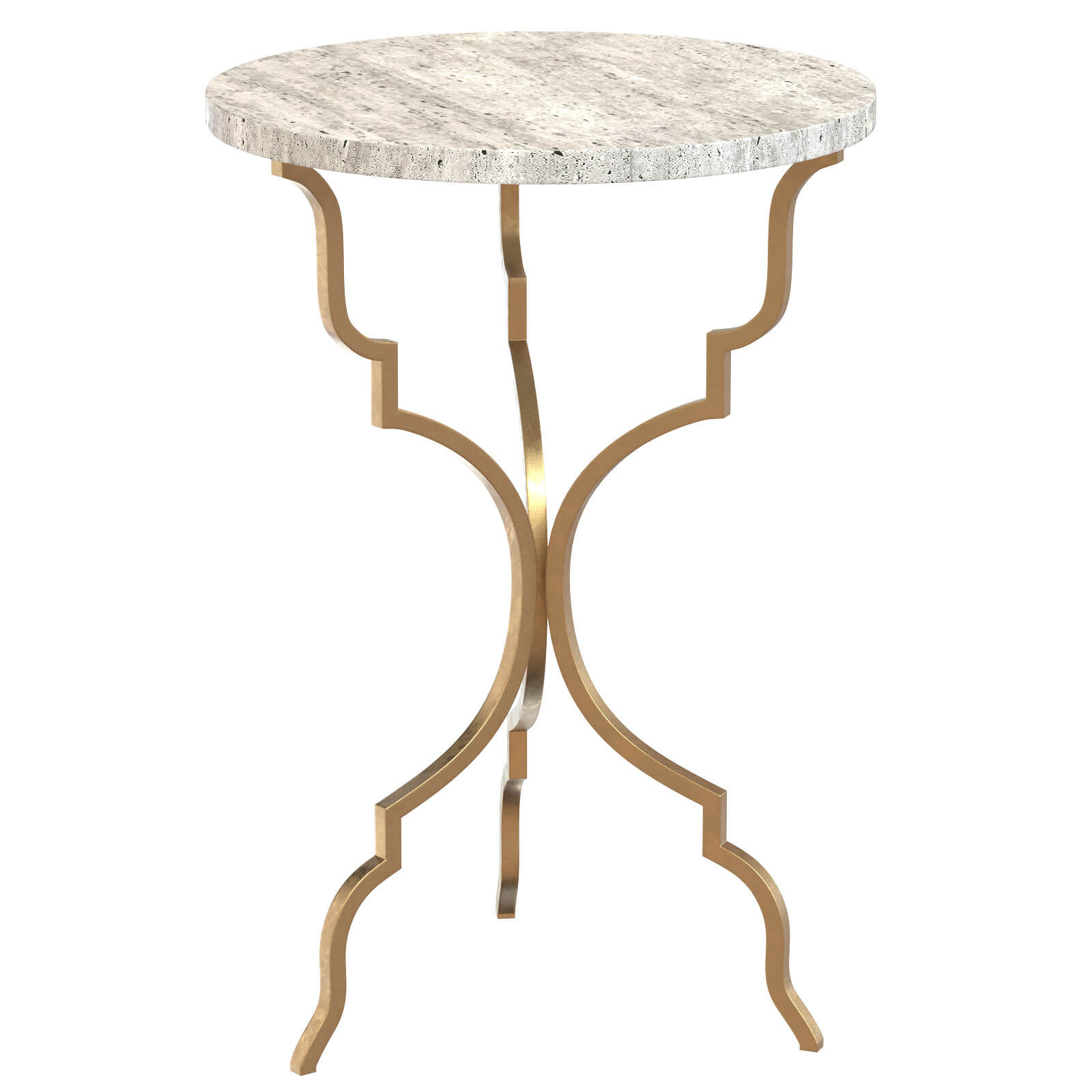 Martini 24 Tall Pedestal End Table 3D Model by artpolka