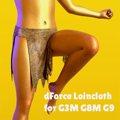 dForce Loincloth for G9 G3M and G8M