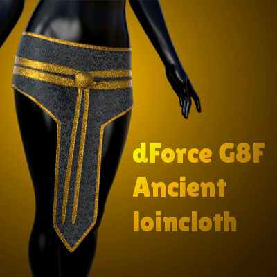 dForce G8F Ancient Loincloth