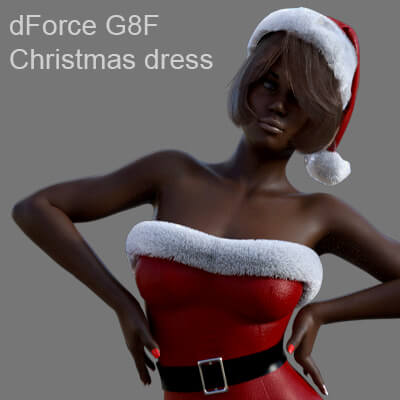 dForce G8F Christmas Dress