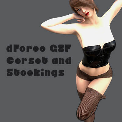 dForce G8F Corset and Stockings