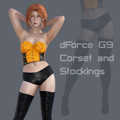 dForce G9 Corset and Stockings