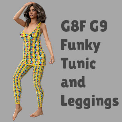 dForce G9 G8F Funky Tunic and Leggings