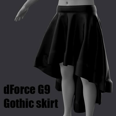 dForce G9 Gothic Skirt