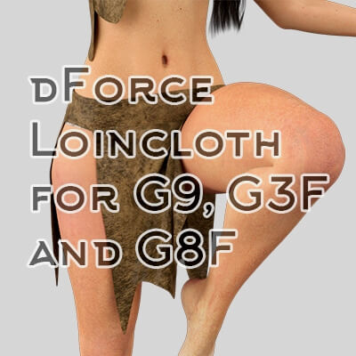 dForce Loincloth for G9 G3F and G8F