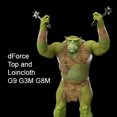 dForce Top and Loincloth G9 G3M G8M