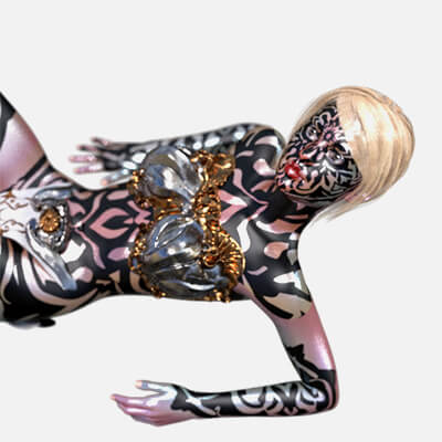 Free G8F Full Body Tattoos and Glitter Body Paint
