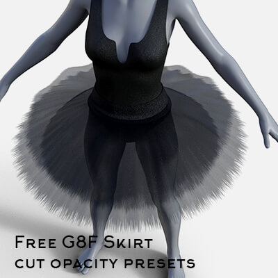 Free G8F Skirt Cut Opacity Presets