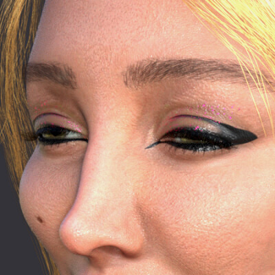 Free Glitters2 for G9 Bold Clubber Makeup